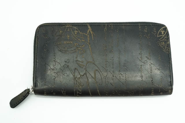良品】 Berluti ベルルッティ カリグラフィ ラウンドファスナー 長財布
