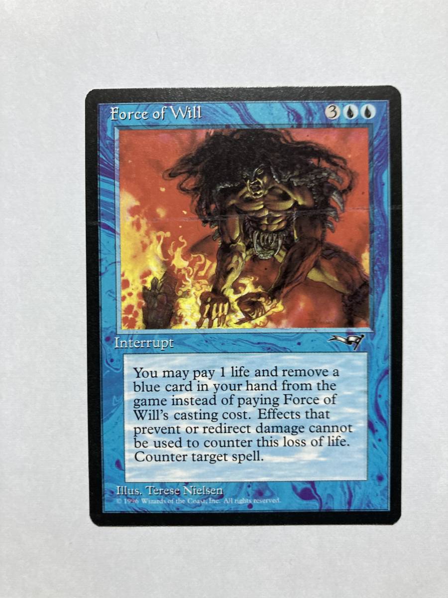 mtg 《意志の力/Force of Will》英語版 アライアンス Magic:The
