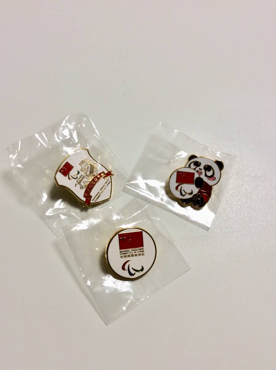 東京オリンピック パラリンピック 2020 China 中国 ピンバッジ フル