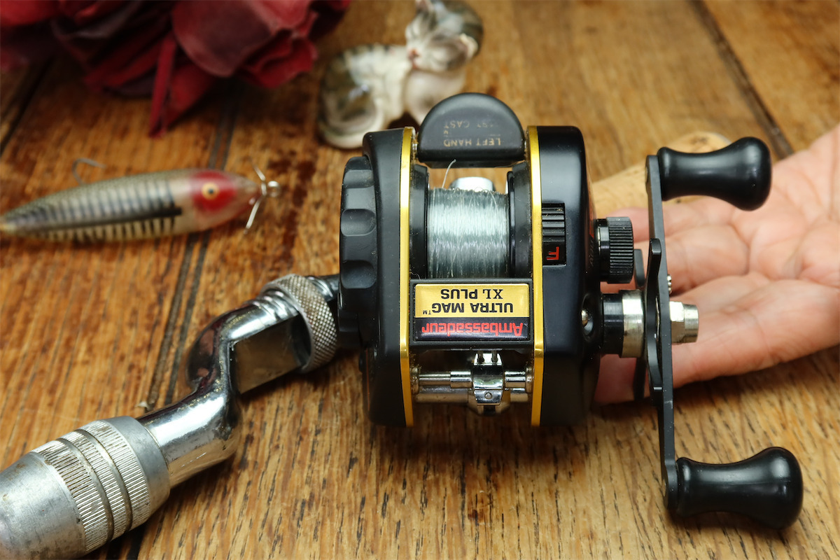 80s ABU GARCIA ULTRA MAG XL PLUS LH アブ アンバサダー 革新的