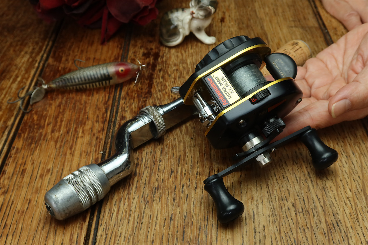 80s ABU GARCIA ULTRA MAG XL PLUS LH アブ アンバサダー 革新的