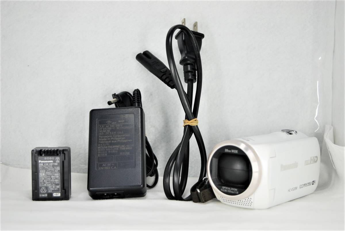 ★ジャンク品★ Panasonic HC-V520M デジタルハイビジョンテビデオカメラ パナソニック