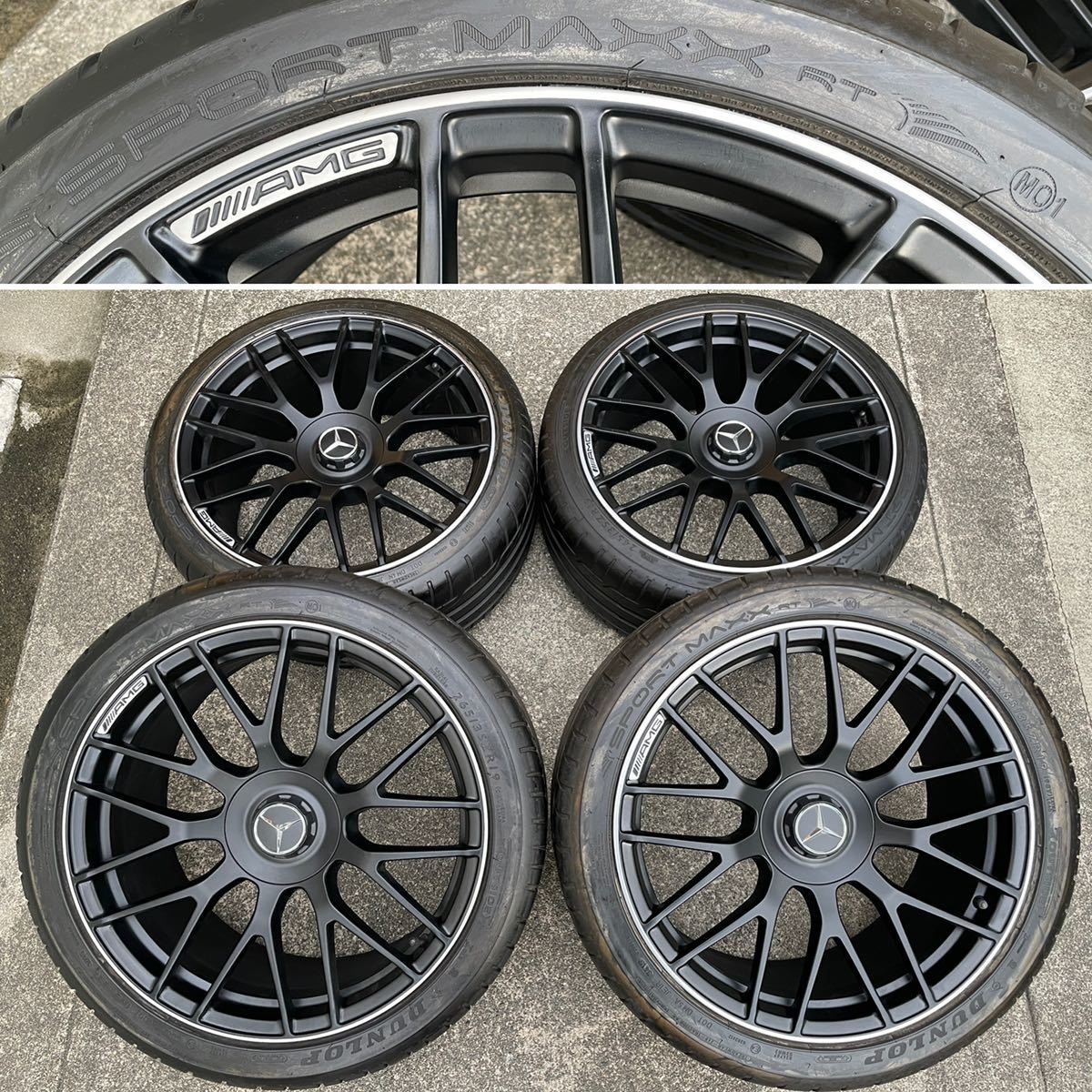 メルセデスベンツ W205 Cクラス C63 AMG純正 19インチホイール4本