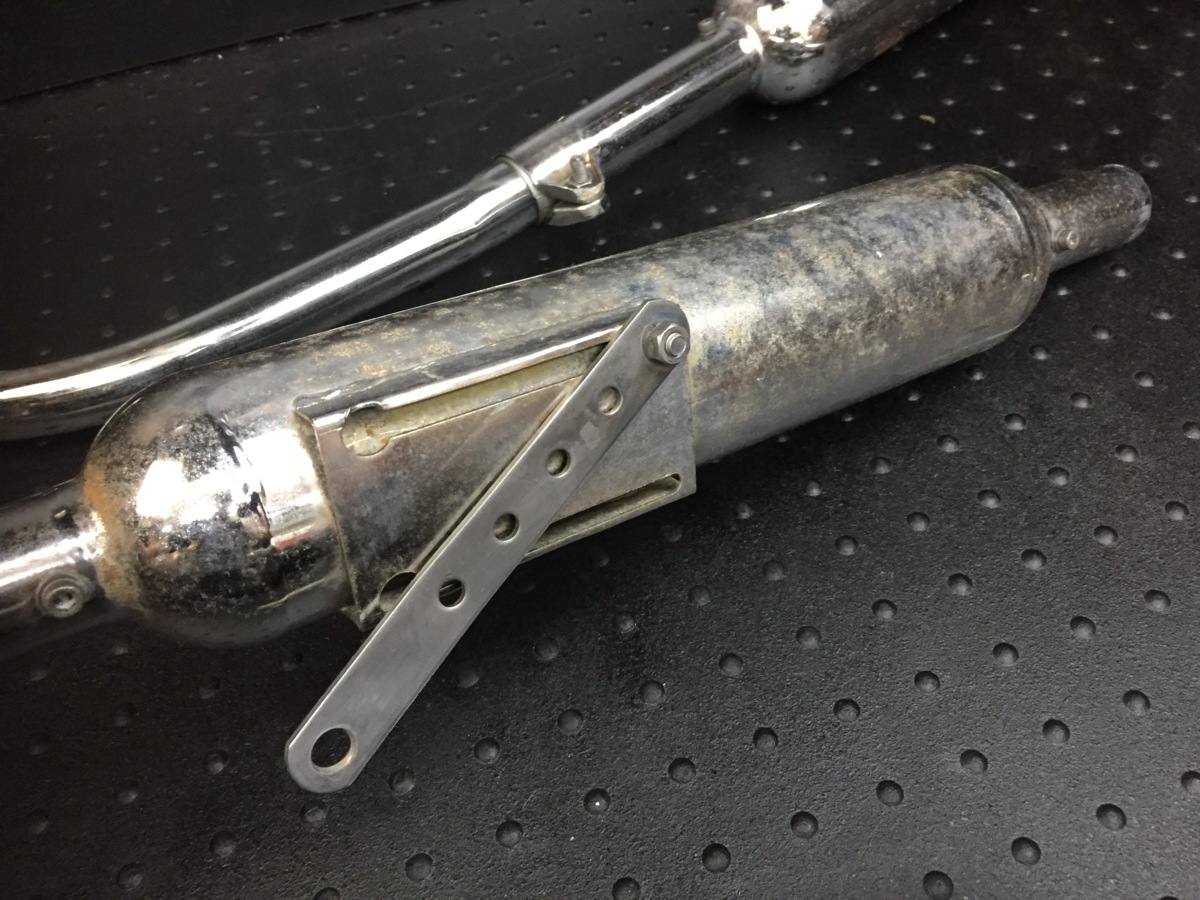 YAMAHA XS650SP 社外マフラー キャブトンマフラー 左右セット(検索 447 SPL スペシャル 400SP 3G5 GX TX XS1 実動車両より♪ 1978年 ヤマハ_6