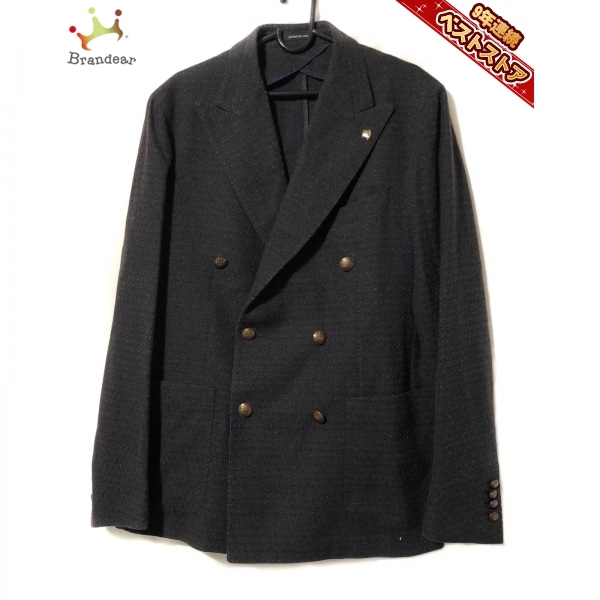  タリアトーレ TAGLIATORE ダークブラウン&times;ダークネイビー メンズ ジャケット(メンズファッション)｜売買されたオークション情報、yahooの商品情報をアーカイブ公開 - オークファン その他
