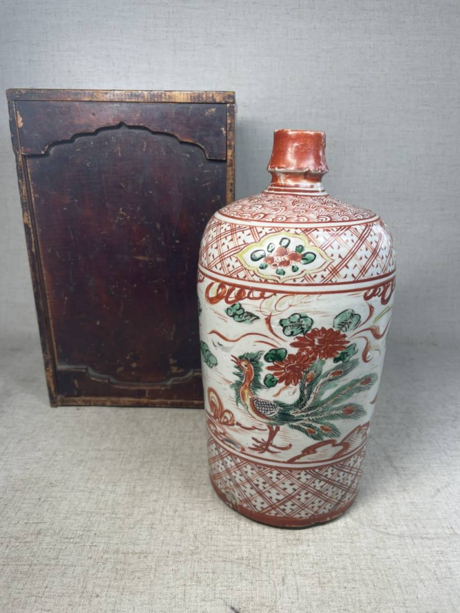 中国 染付草花文蓋付壺 明末清初期(17世紀)頃 中国 中国、染付壺、明～清、