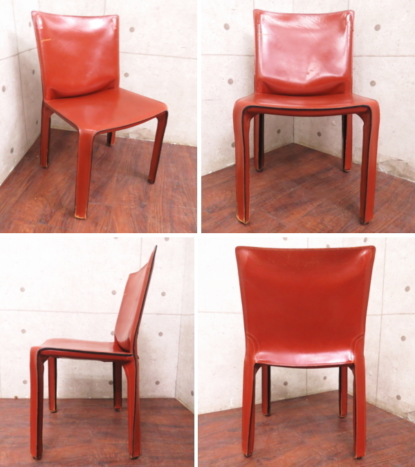 Cassina/カッシーナ 最高級 412 CAB/キャブチェア MARIO BELLINI