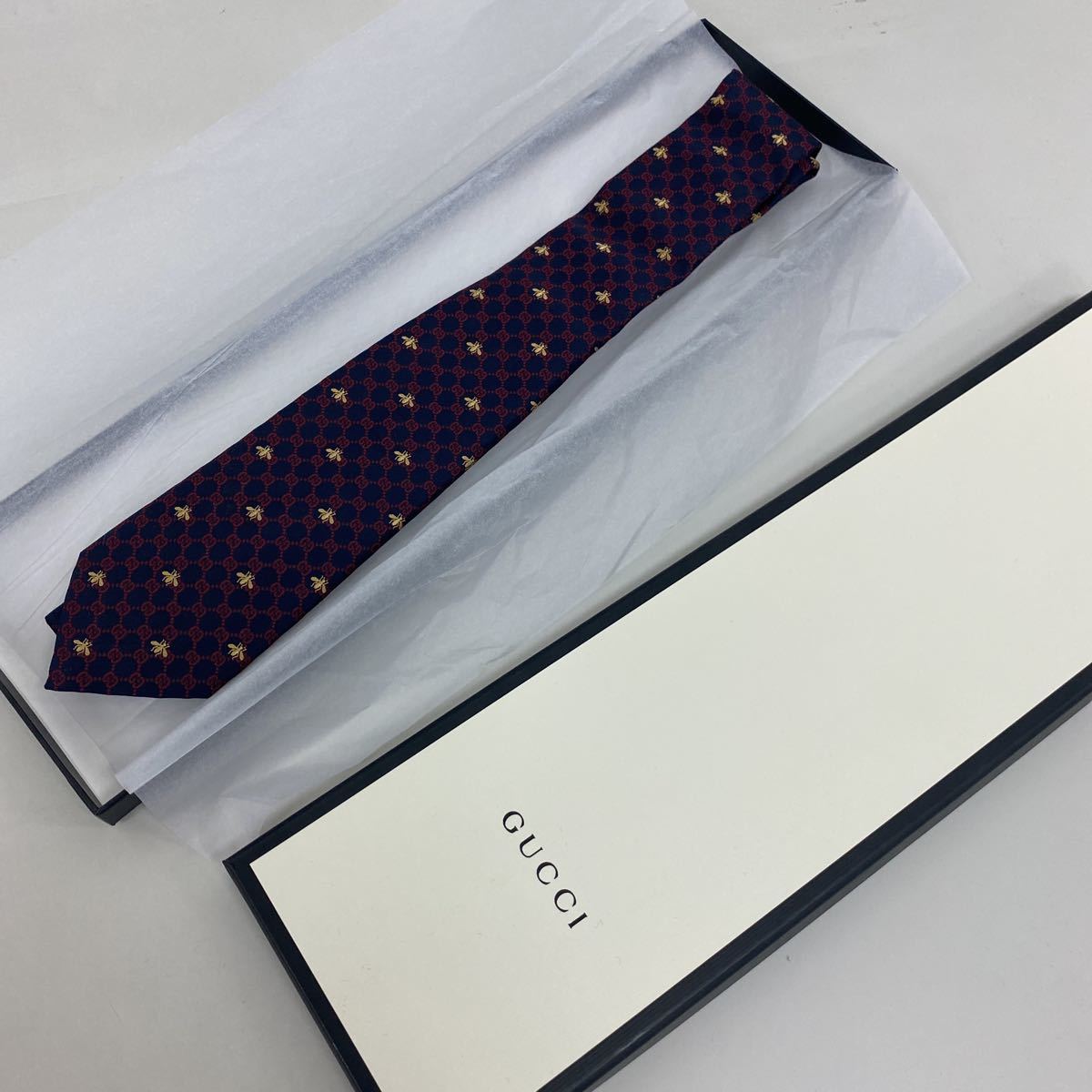 赤字超特価，驚きの破格値，HOT GUCCI グッチ 蜂柄 BEE ネクタイ(ネクタイ)｜売買されたオークション情報、yahooの商品情報をアーカイブ公開 - オークファン 服飾小物
