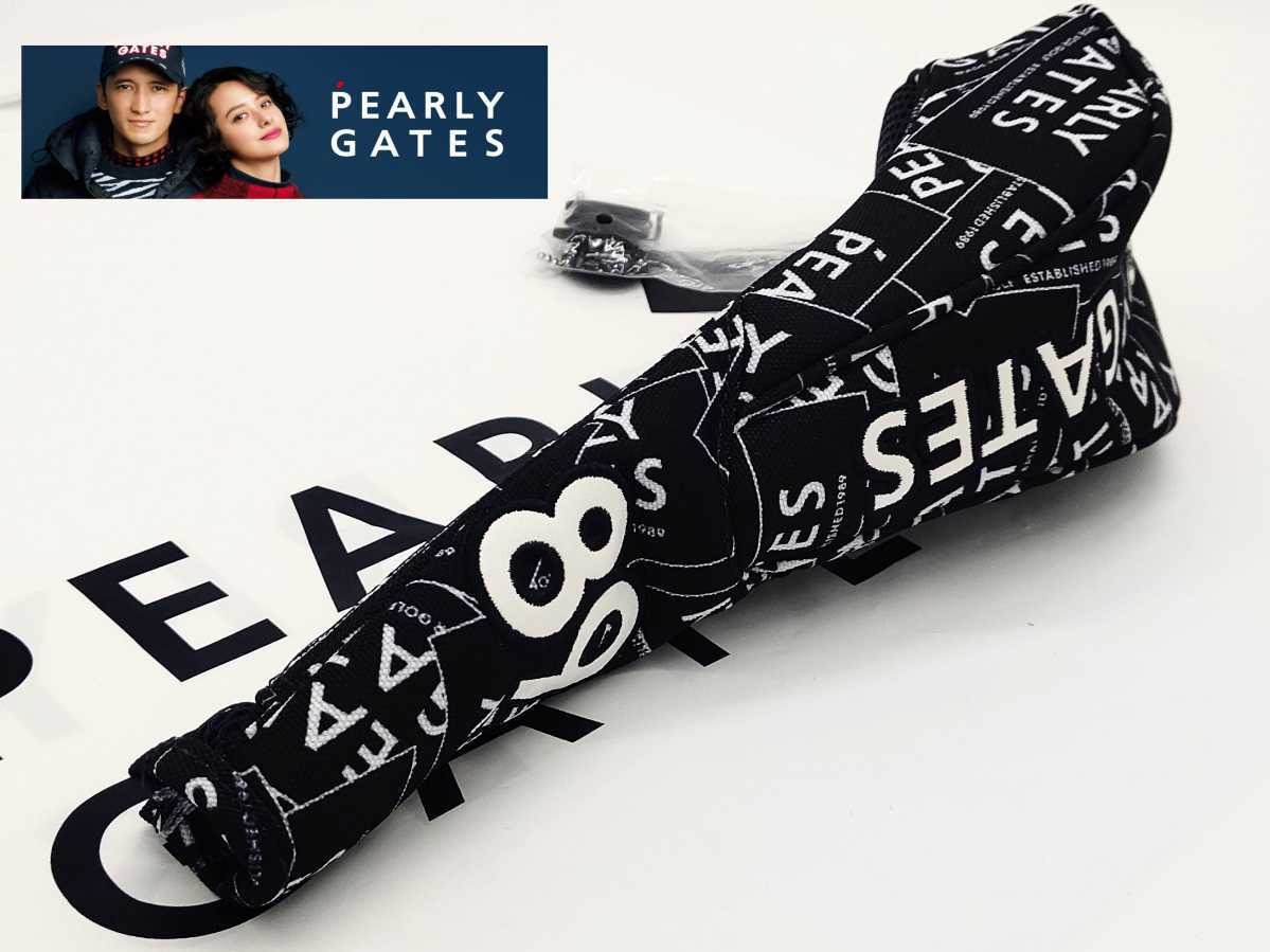 ☆新品正規品最新作 秋冬物PEARLYGATES/パーリーゲイツステッカー柄フェアウェイウッド用 ヘッドカバー (UNISEX)