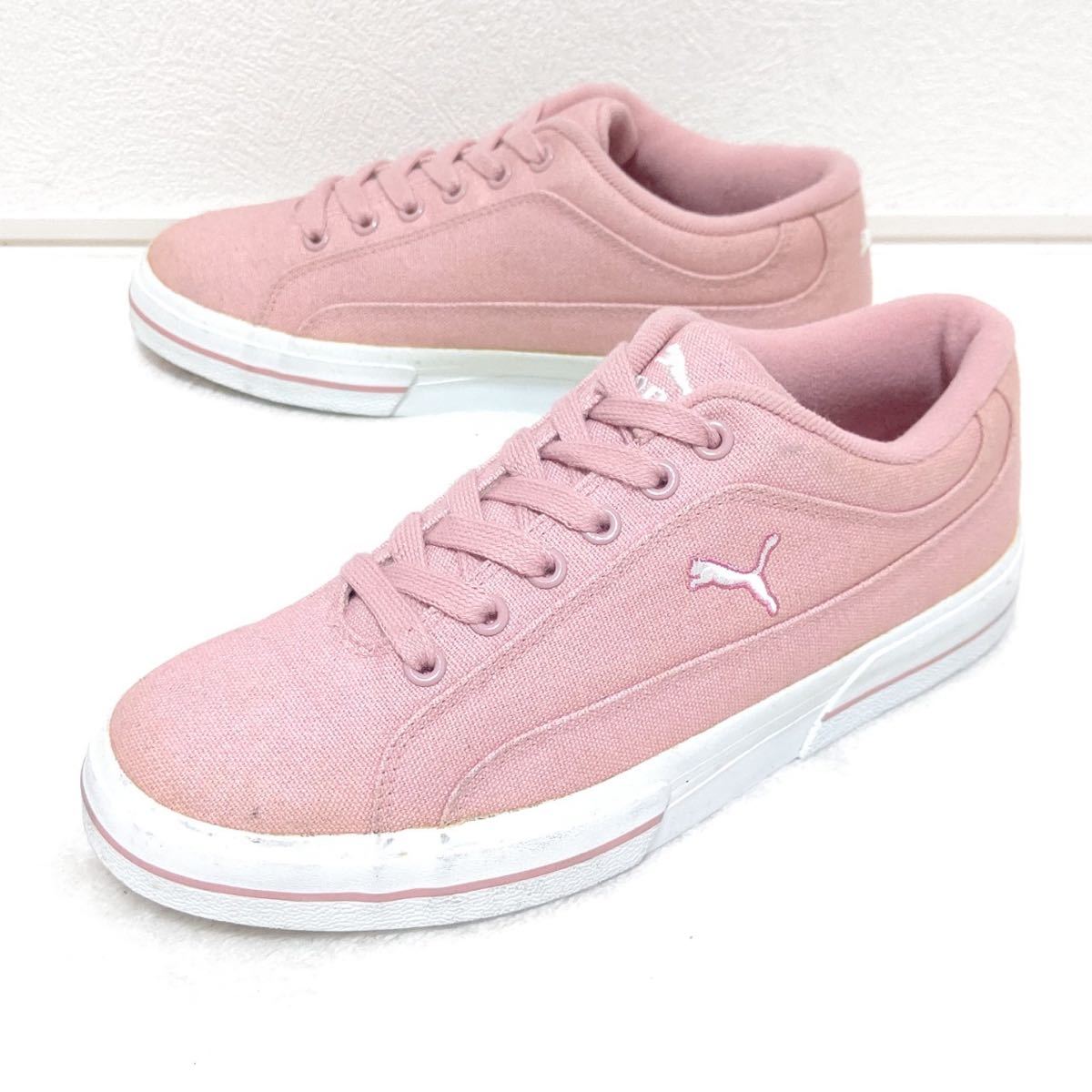 PUMA】プーマ キャンバス スニーカー シューズ 靴 ローカット 刺繍 