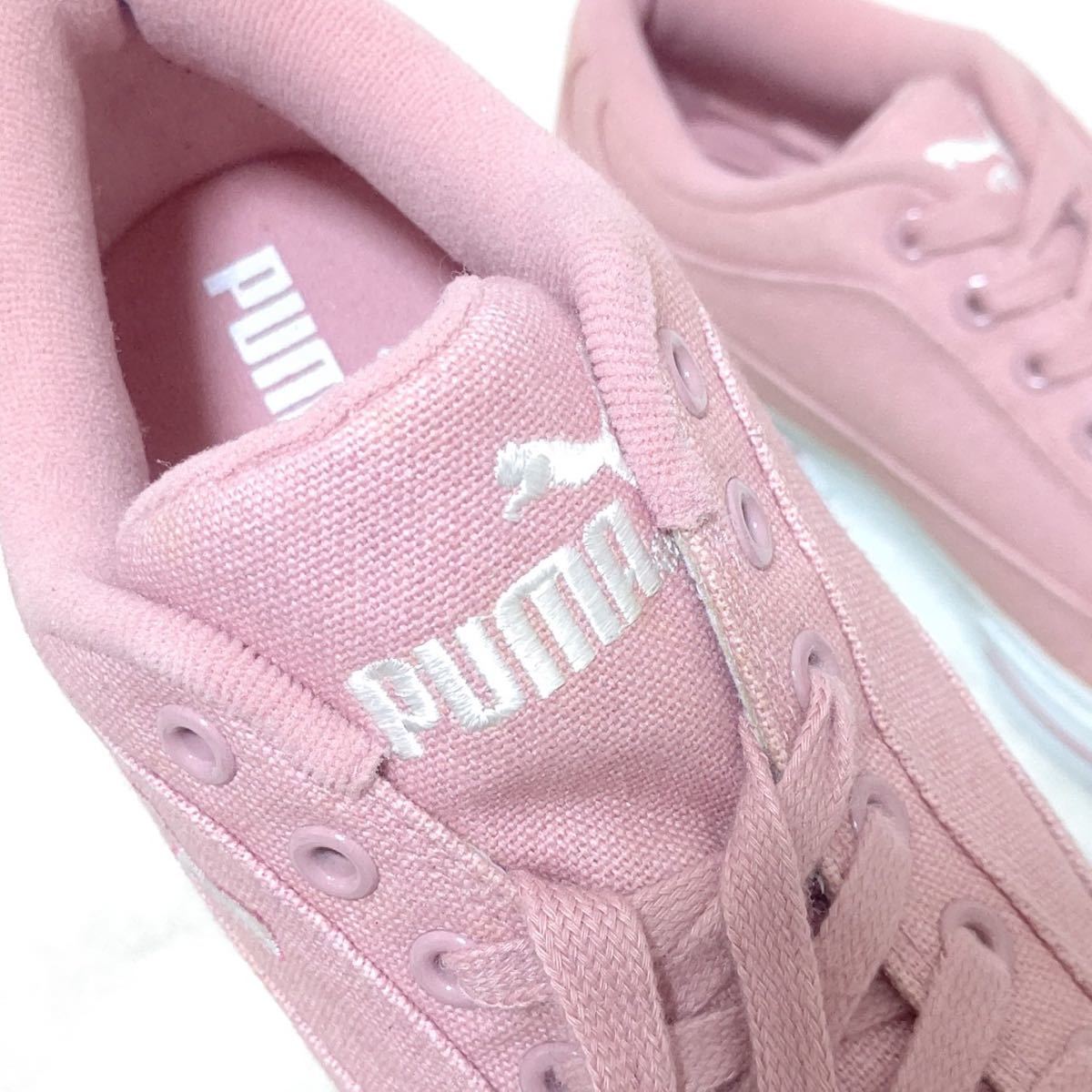 PUMA】プーマ キャンバス スニーカー シューズ 靴 ローカット 刺繍 