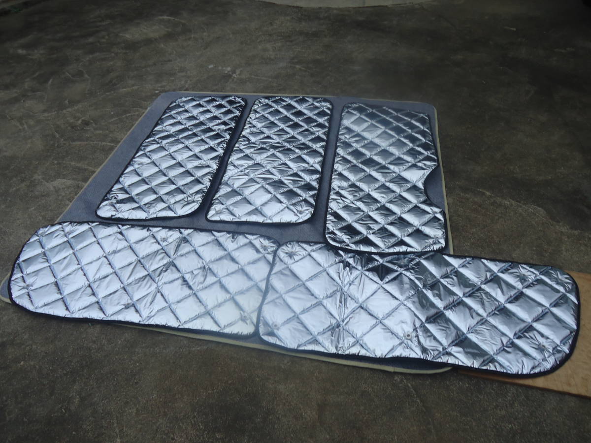 ２00系ハイエース専用Ａｉｚｕ遮光サンシェード　フロント・リア８点セット_2