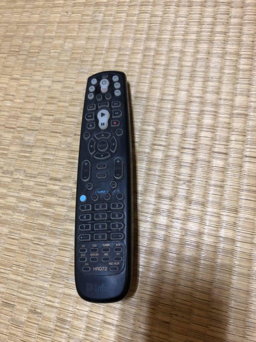 McIntosh用 アンプ用リモコン HR072 マッキントッシュ Yahoo