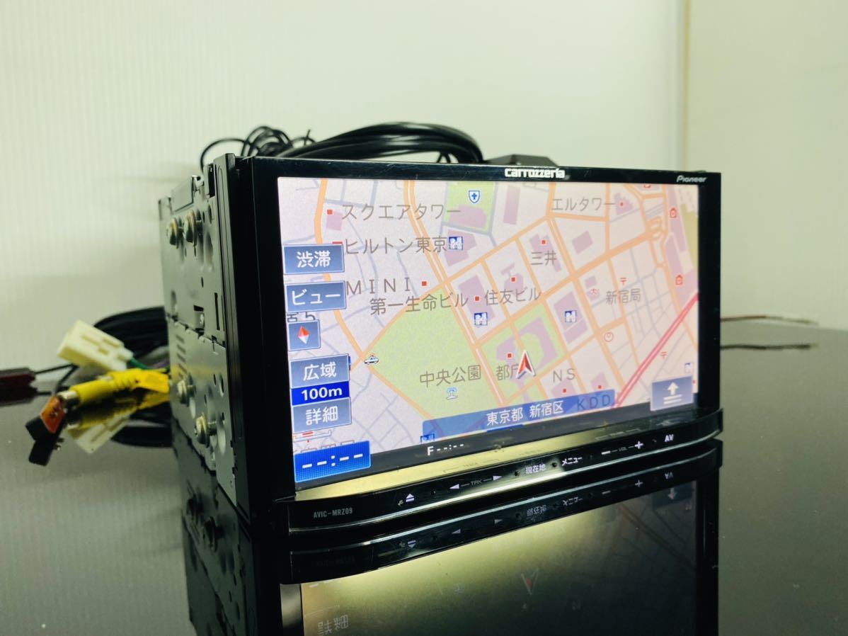 AVIC-MRZ09 2016年 カロッツェリア 4chフルセグTV DVD再生 Bluetoothオーディオ SD 新品フィルムアンテナ GPS マイク付き 送料無料