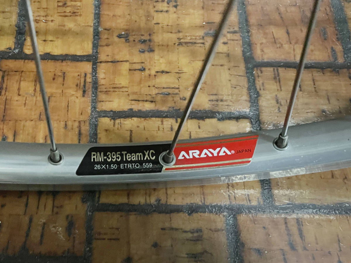 希少 アラヤ ARAYA RM-395 Team XC XTハブ M737 / ビンテージ オールド