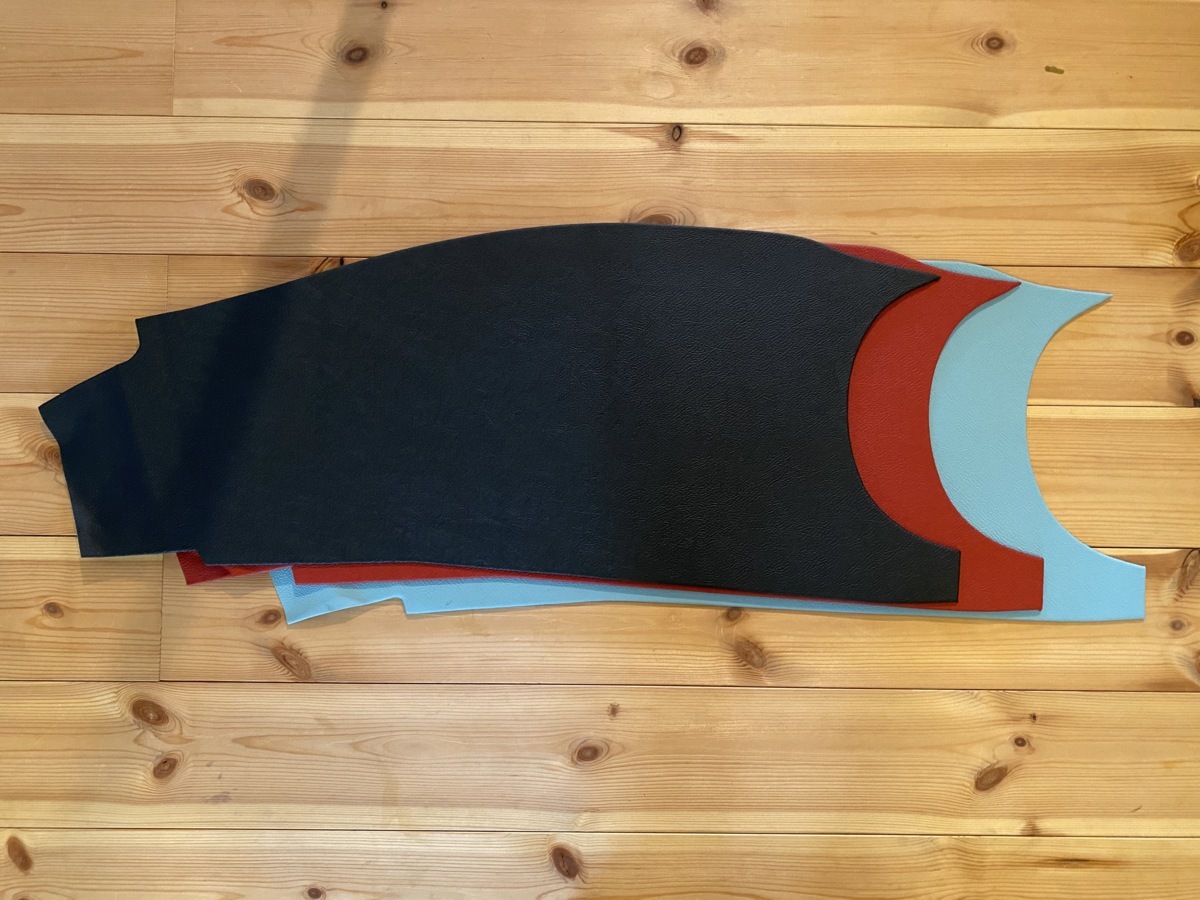 ローバーミニ センターメーター用 ダッシュ ロア ライナー DT3022 黒 kenz