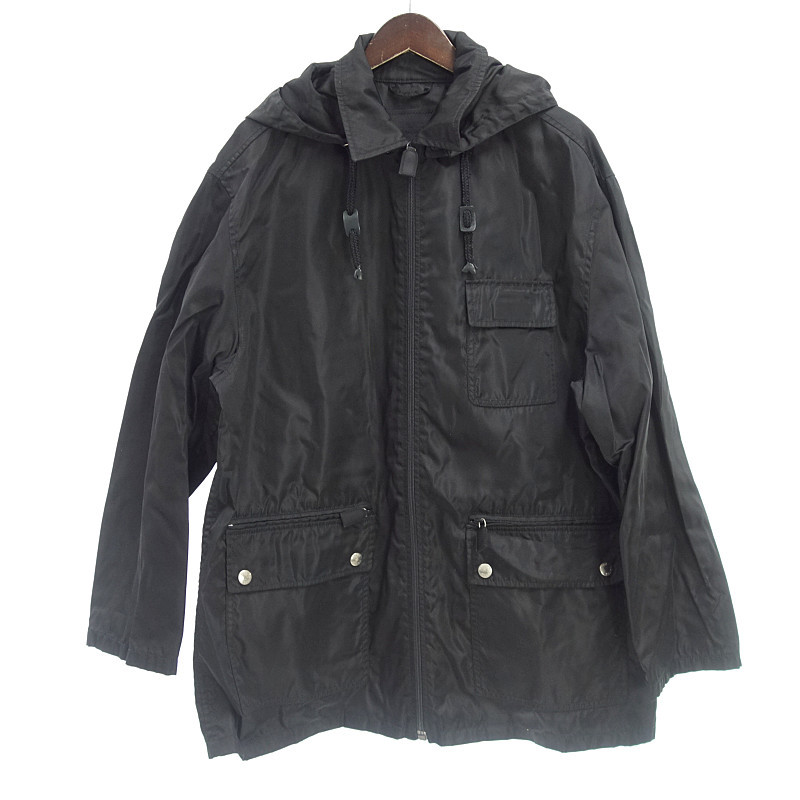 期間限定!!プラダ/PRADA ナイロン フード ステンカラー マウンテン パーカー ブルゾン ジャケット