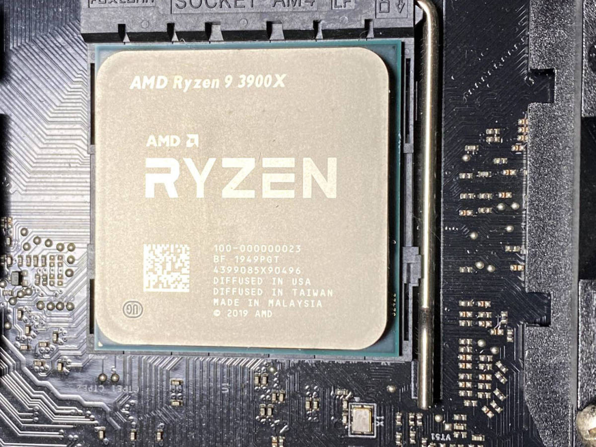 AMD Ryzen 9 3900X プロセッサー (3.80GHz [最大4.60] / 12コア / 24 
