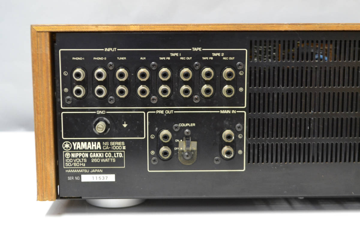 YAMAHA ヤマハ CA-1000III プリメインアンプ : YAMAHA|プリメイン
