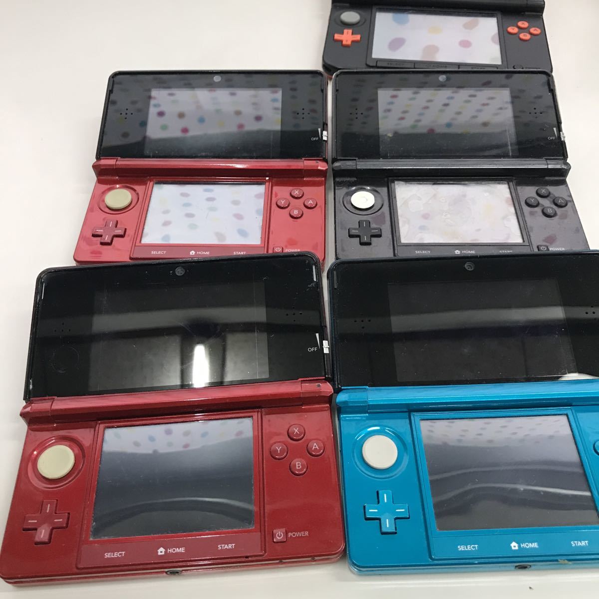 Nintendo ニンテンドー3DSLLx1台/3DSx4台 計5台(2台のみ通電OK) 中古 