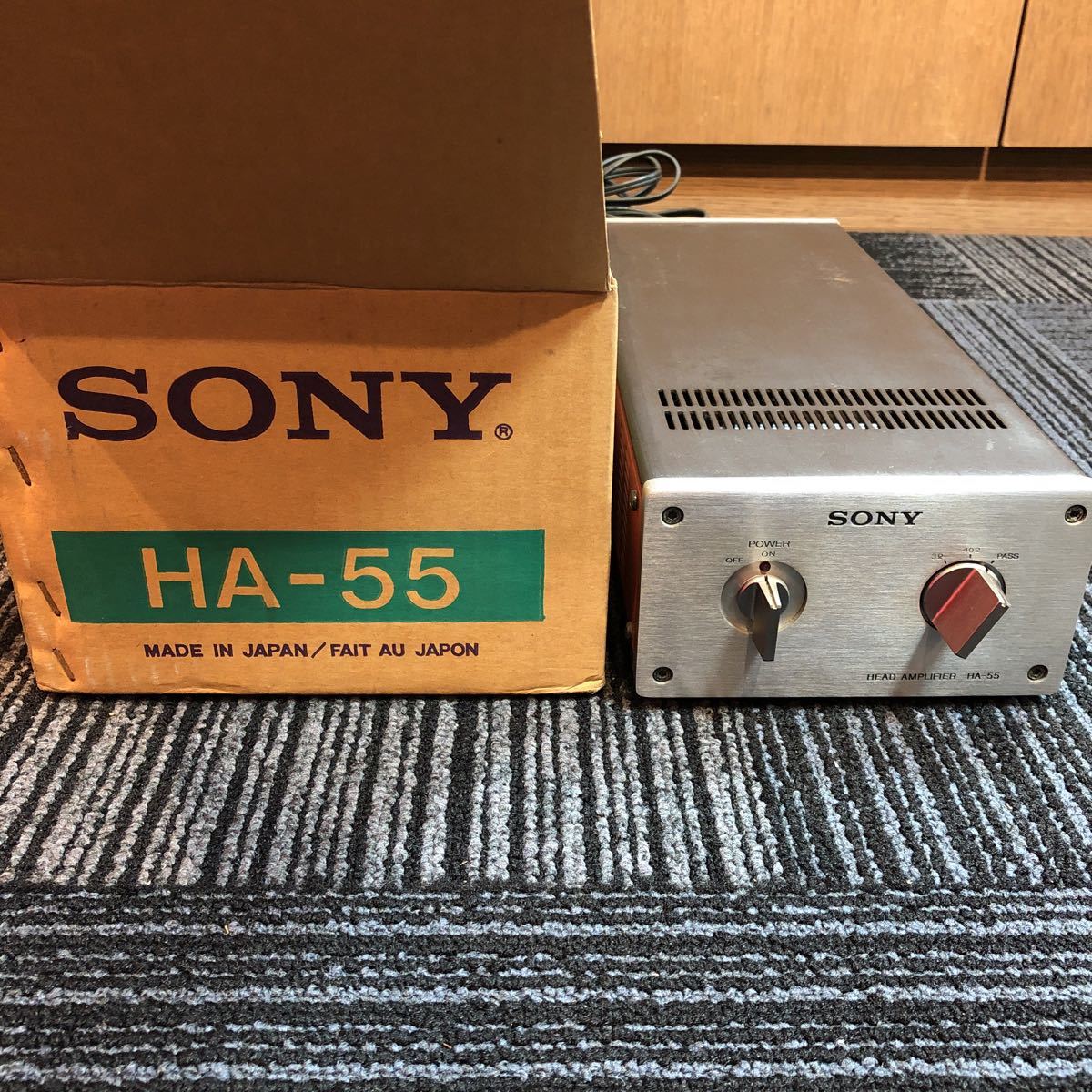 SONY HA-55 HEAD AMPLIFIRE アンプ 写真が全てです 【公式通販】