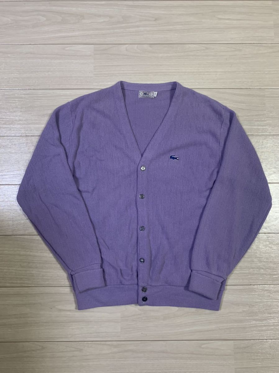爆買い，送料無料 70&rsquo;s USA製 vintage IZOD LACOSTE ラコステ アクリル カーディガン Lサイズ ラベンダー ビンテージ 80&rsquo;s(トップス)｜売買されたオークション情報、yahooの商品情報をアーカイブ公開 - オークフ 男性用