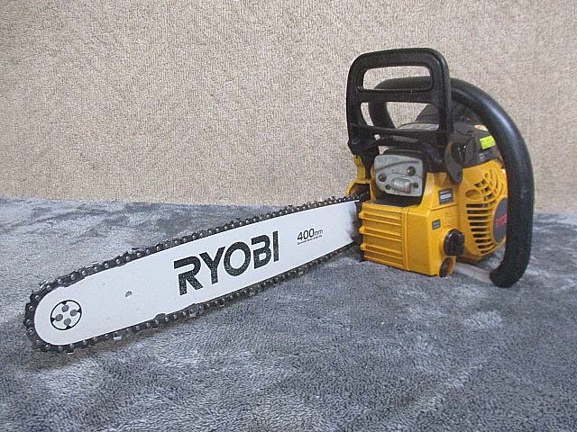 限定SALE，セール 891 RYOBI リョービ チェーンソー リアハンドル 混合燃料 エンジン式 有効切断長:400 mm 排気量:36.3 ml ESK-3740(チェーンソー)｜売買されたオークション情報、yahooの商品情報をアーカイブ公開 - オ 木工用