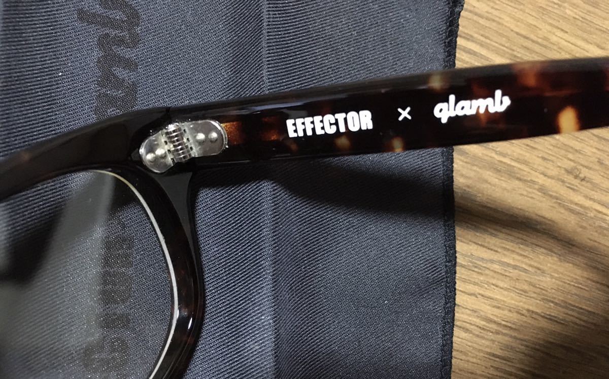 TN09-37 glamb×EFFECTOR MUFF グラム×エフェクター マフ メガネ 眼鏡 