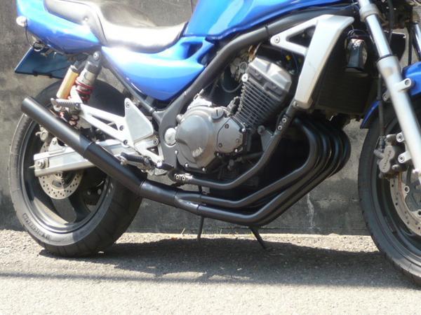 バリオス　ショート菅 KAWASAKI バリオス1 ショート管 60π マフラー 黒 ショート管 | 60π I