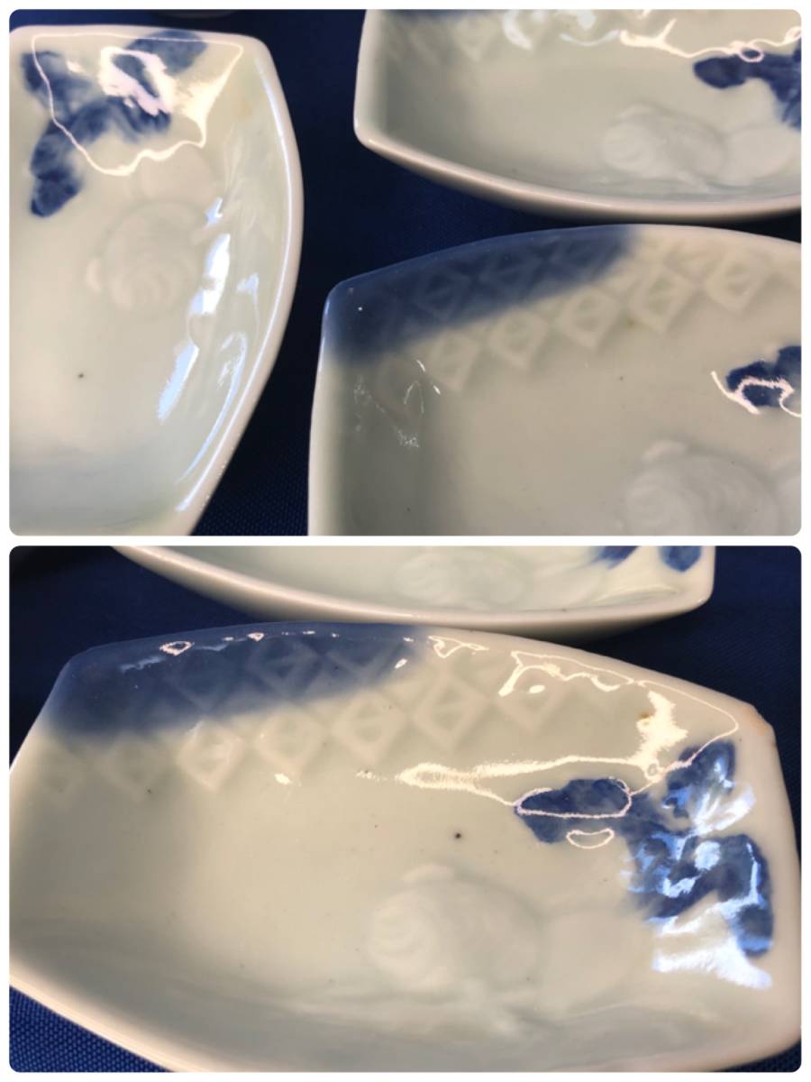 刺身皿揃 刺身皿セット 刺身皿20枚 醤油皿20枚 旧家蔵出物 骨董 打ち出の小槌 染付 古染付 アンティーク レトロ おしゃれなお皿 Y-107 刺身皿 - 醤油皿 寿司皿 刺身の -刺身醤油皿の中古品・新品・未使用品一覧