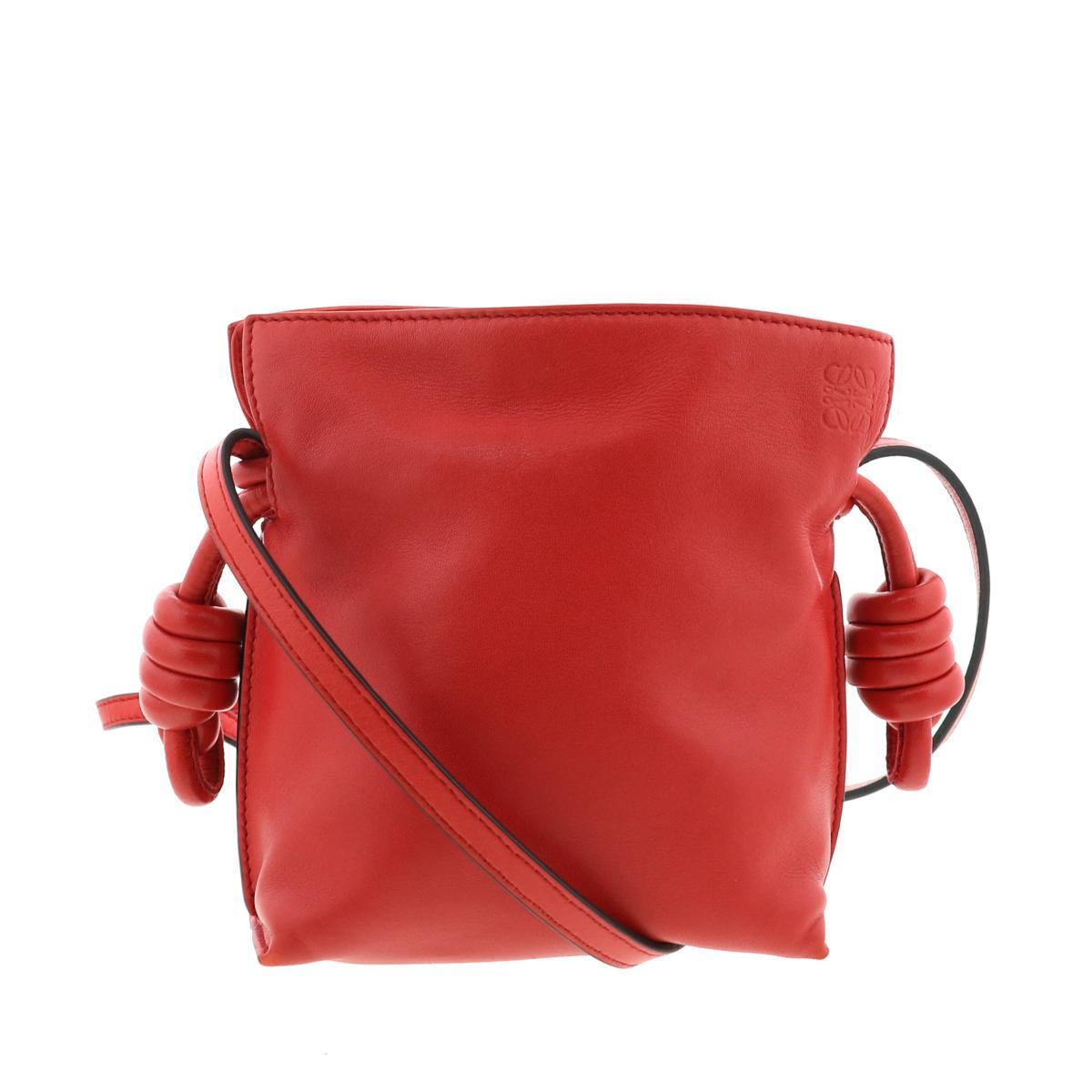 ロエベ フラメンコ 【中古】LOEWE ロエベ アナグラム ミニ フラメンコ 