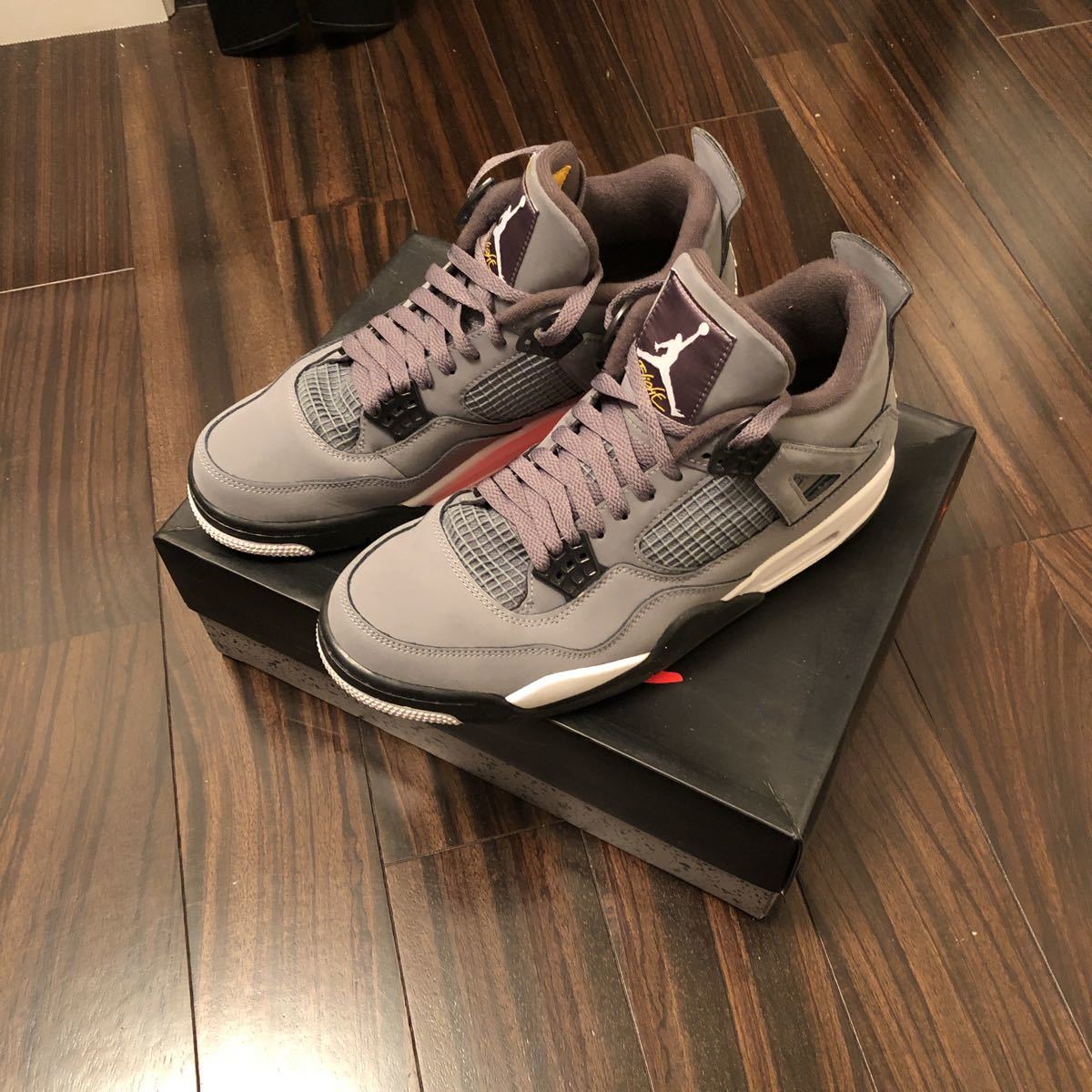 美品 NIKE AIR JORDAN 4 COOL GREY ナイキ エアジョーダン4 クールグレー US9 27.0 箱 国内正規品