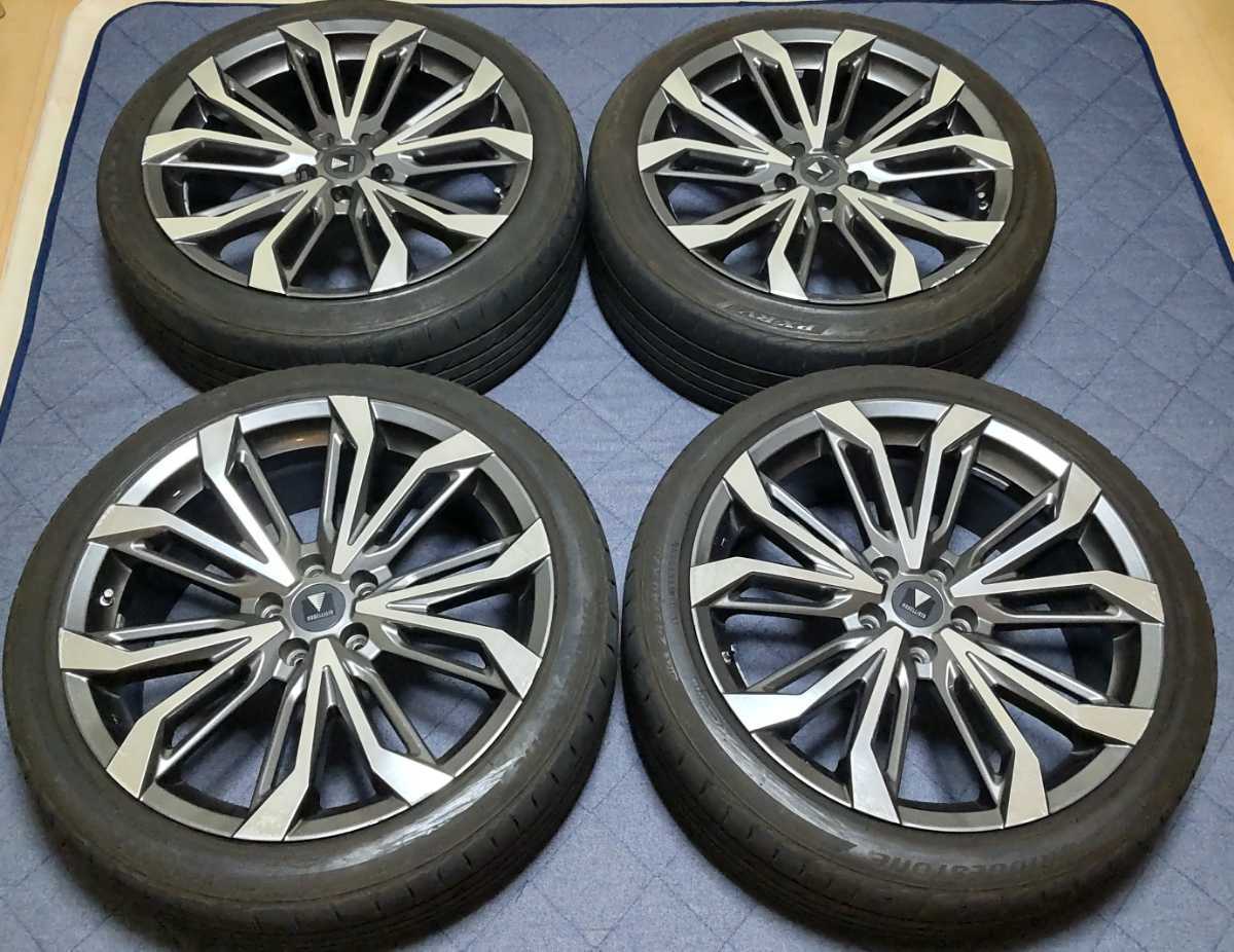 最落なし1円スタート モデリスタ ホイールセット 20インチ 245/40R20 MODELLISTA WingDancerⅨ BRIDGESTONE Playz アルファード ハリアー