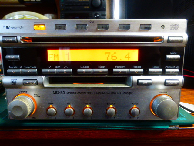 ナカミチのCDチェンジャー、MD Nakamichi MD-85 ナカミチ ナカミチのCD