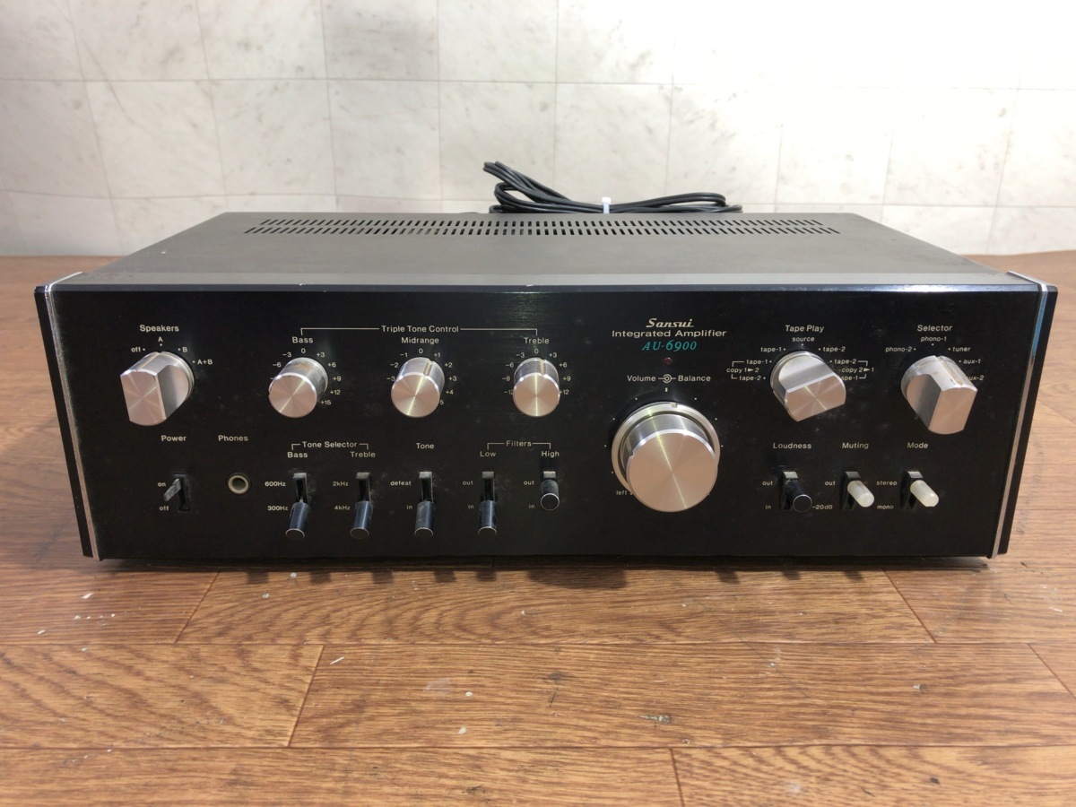 au-6900 Sansui 0 Stereo Integrated au-5900 C091Y043○SANSUI AU