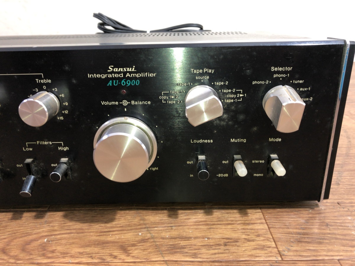 au-6900 Sansui 0 Stereo Integrated au-5900 C091Y043○SANSUI AU