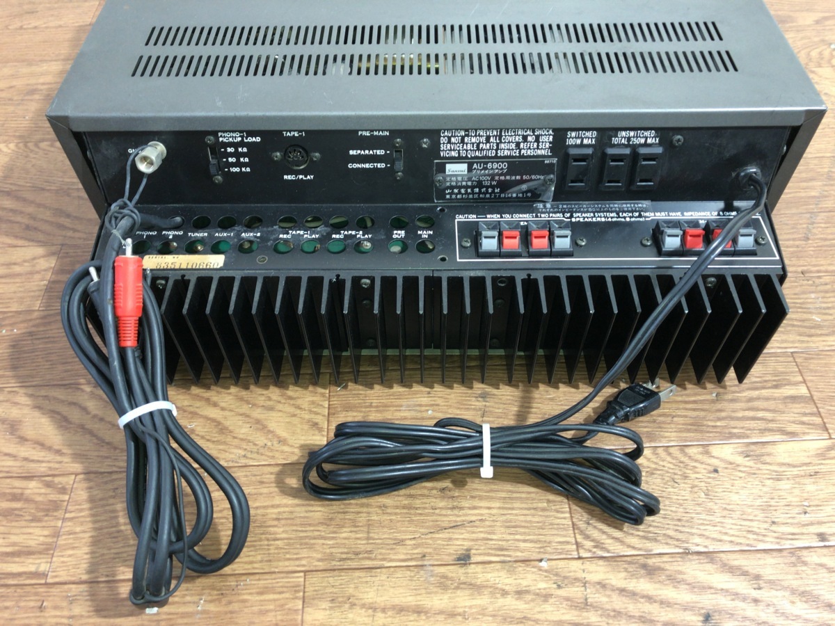 au-6900 Sansui 0 Stereo Integrated au-5900 C091Y043○SANSUI AU