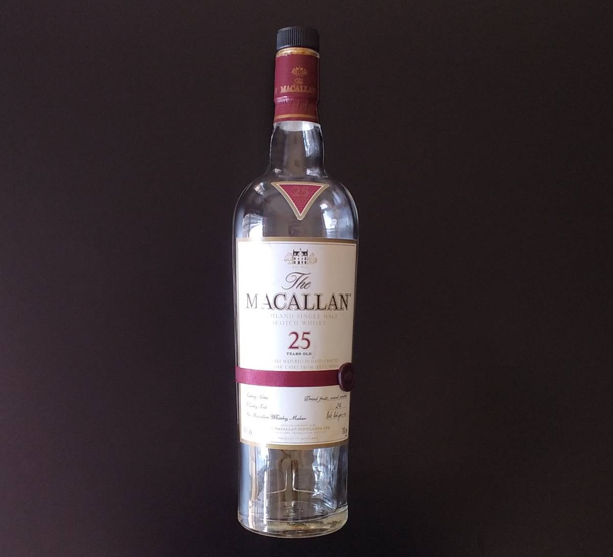 ◇極上美品!!◇The MACALLAN マッカラン 25年 シェリーオーク カスク