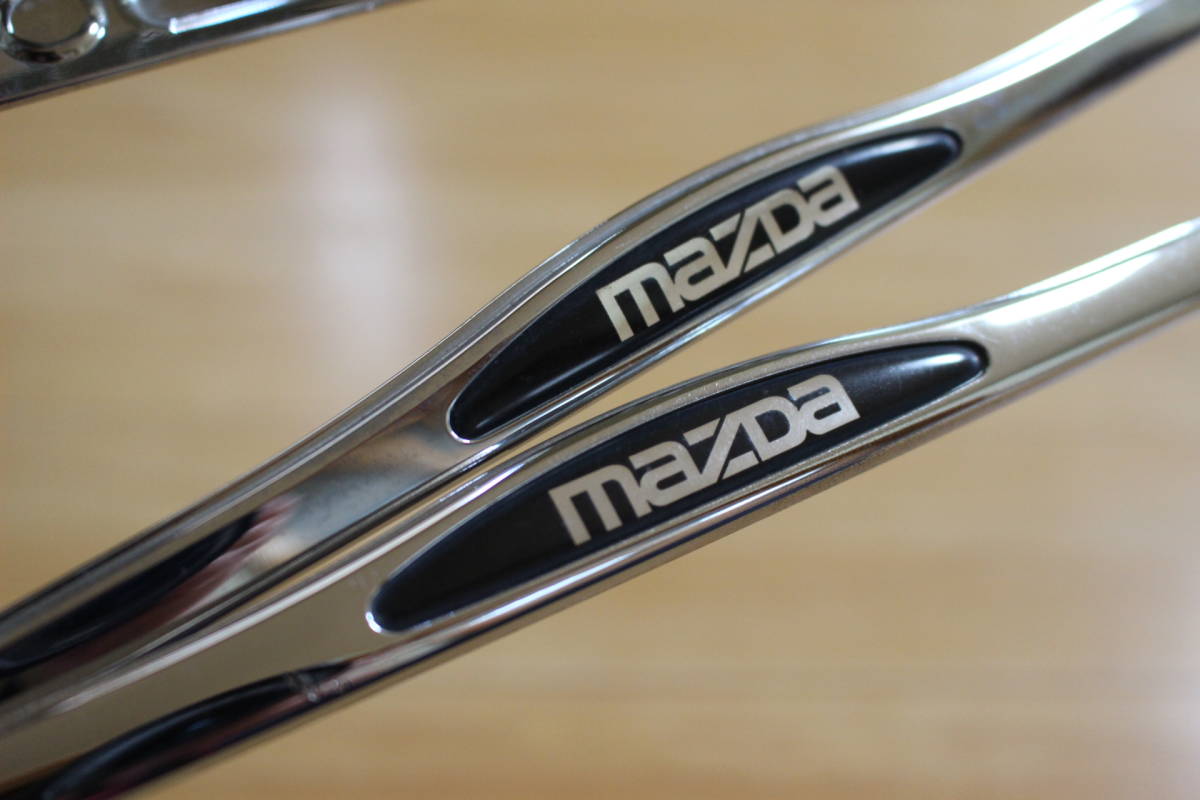 Mazdaマツダ純正op シルバーメッキナンバーフレーム Mazda2 Mazda3 Mazda6 Cx 3 Cx 5 Cx 8 Cx 30 デミオ ロードスター等 2枚 純正品 売買されたオークション情報 Yahooの商品情報をアーカイブ公開 オークファン Aucfan Com
