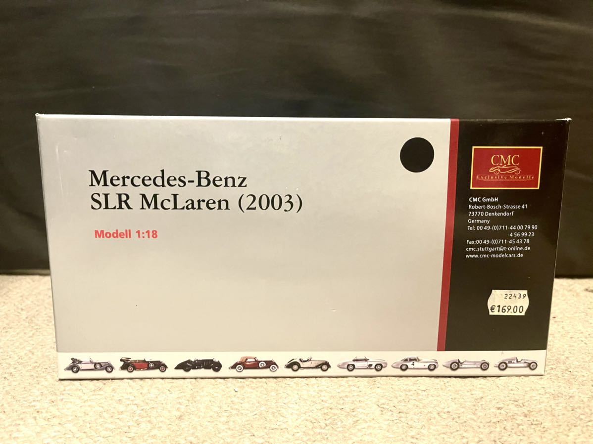 同捆専用 内箱未開封】CMC 1/18 Mercedes Benz SLR McLaren 2003 品番 M-045F