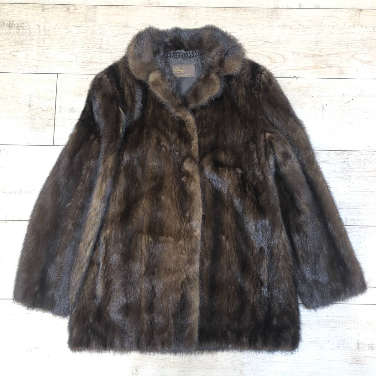 SAGA 毛皮 SELECTED コート ファーコート 金サガ サガ 毛皮コート 