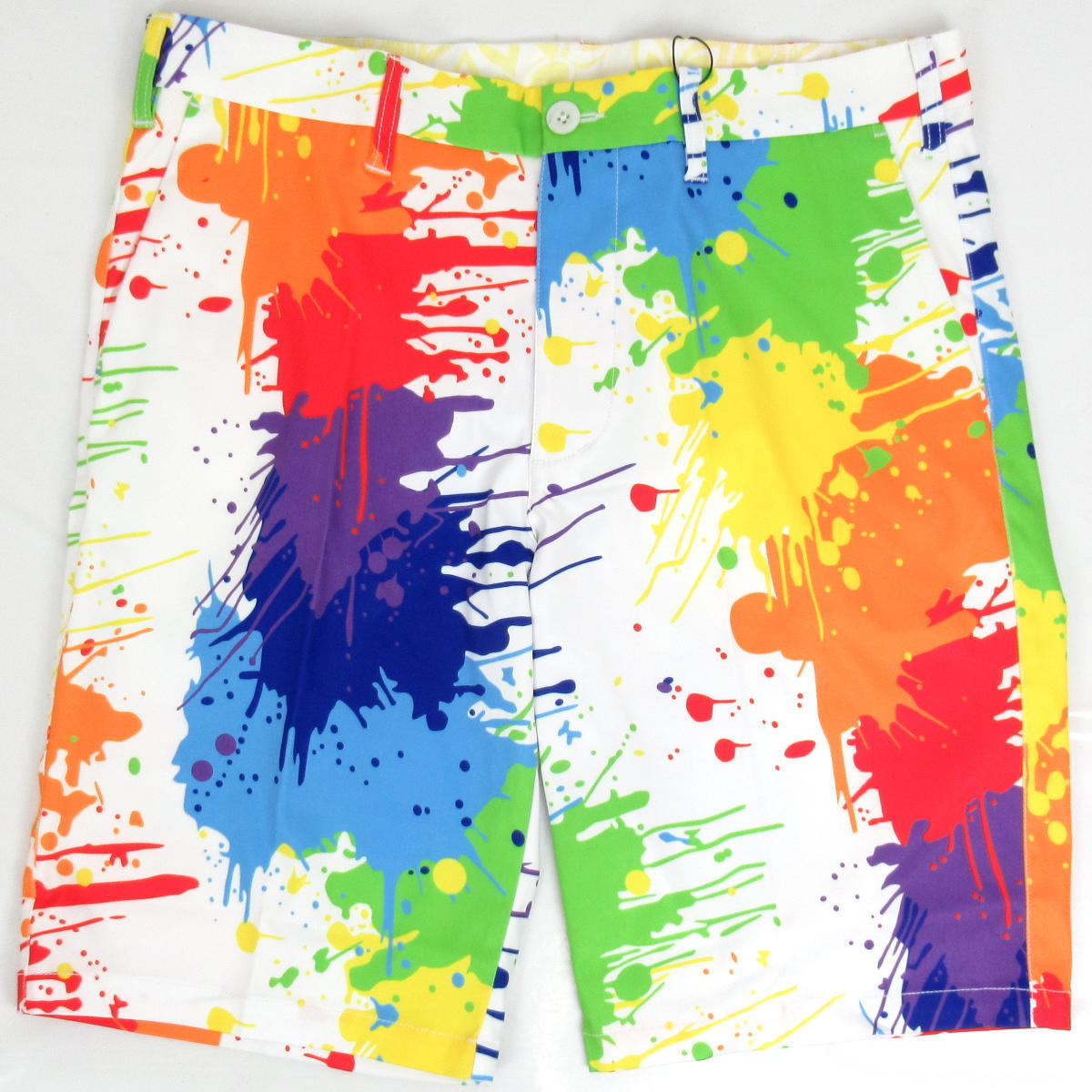 1円/在庫一掃特価☆LOUDMOUTH ラウドマウス 769-305 メンズ ストレッチショートパンツ LL Drop Cloth(001)★送料無料★