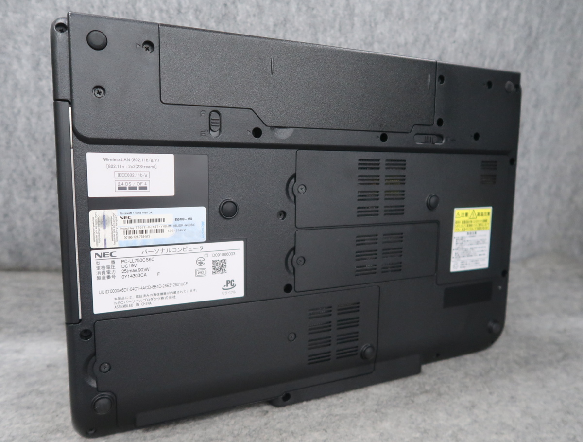 NEC LaVie LL750/C Core i5-460M 2.53GHz 4GB ブルーレイ ノート 