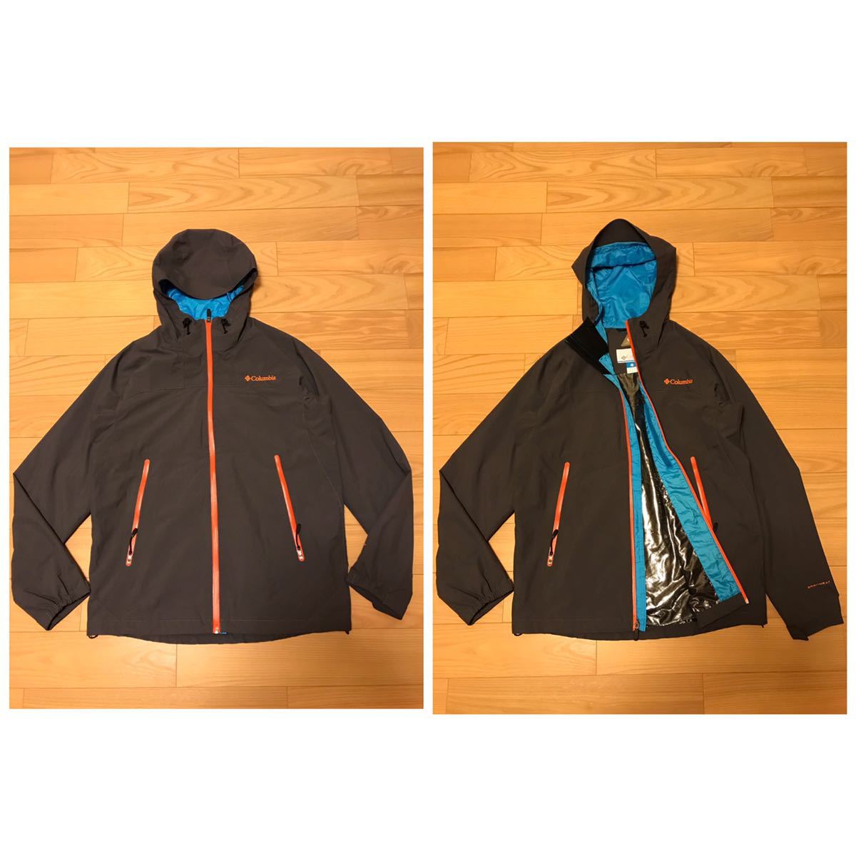 着用やや少な目.美品☆コロンビア/OMNI-HEAT サイズM 防水フルZIP 