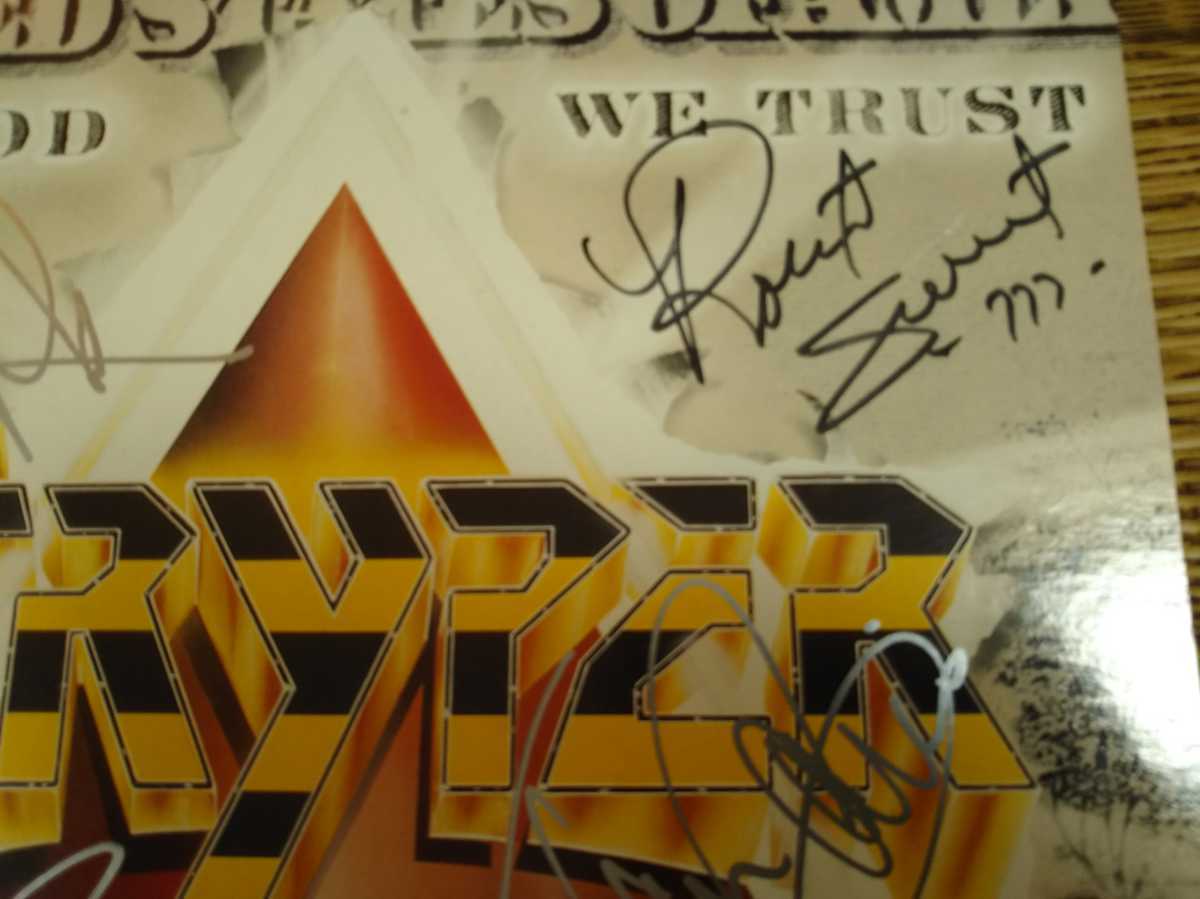 ストライパー／STRYPER 直筆サイン入り色紙 STRYPER Stryper - キャラクター？ TO ストライパー To – DEVIL THE