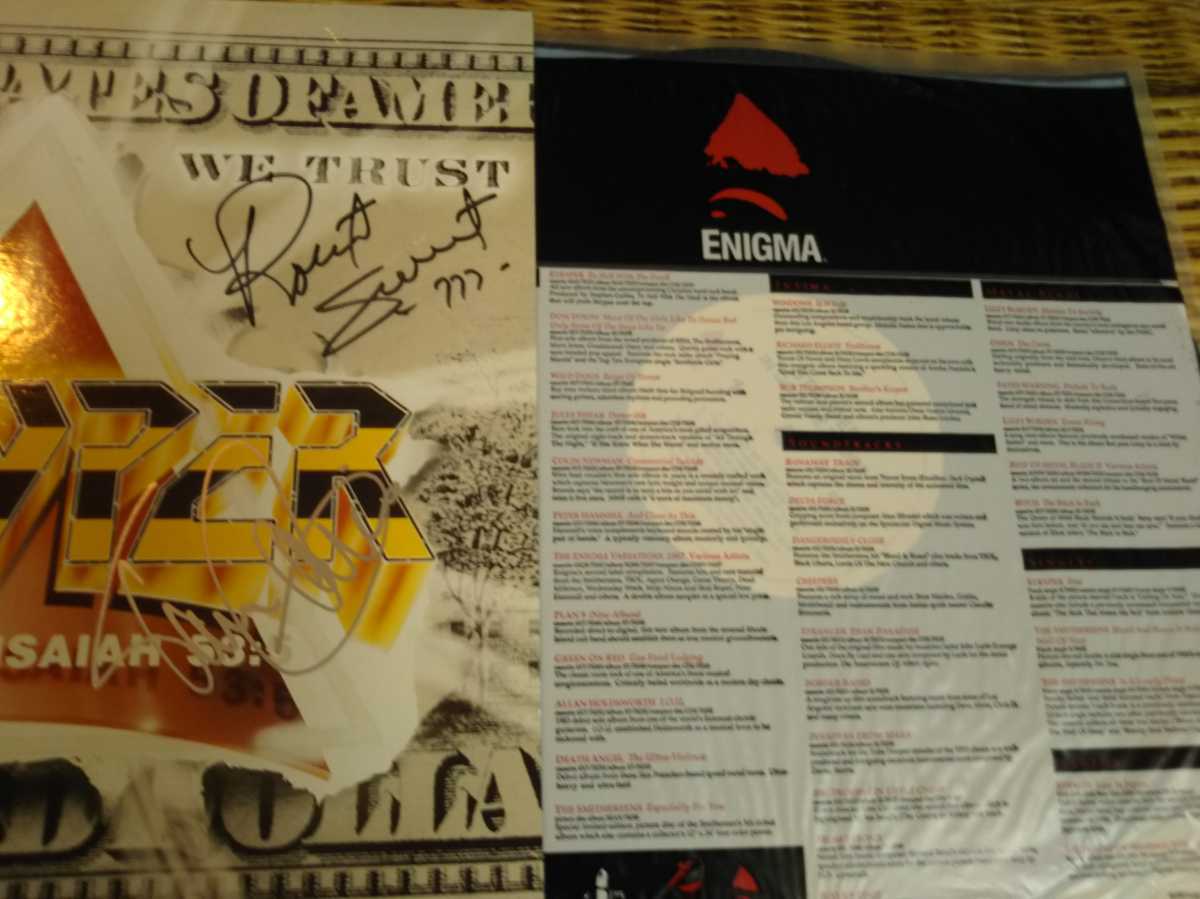 ストライパー／STRYPER 直筆サイン入り色紙 STRYPER Stryper - キャラクター？ TO ストライパー To – DEVIL THE