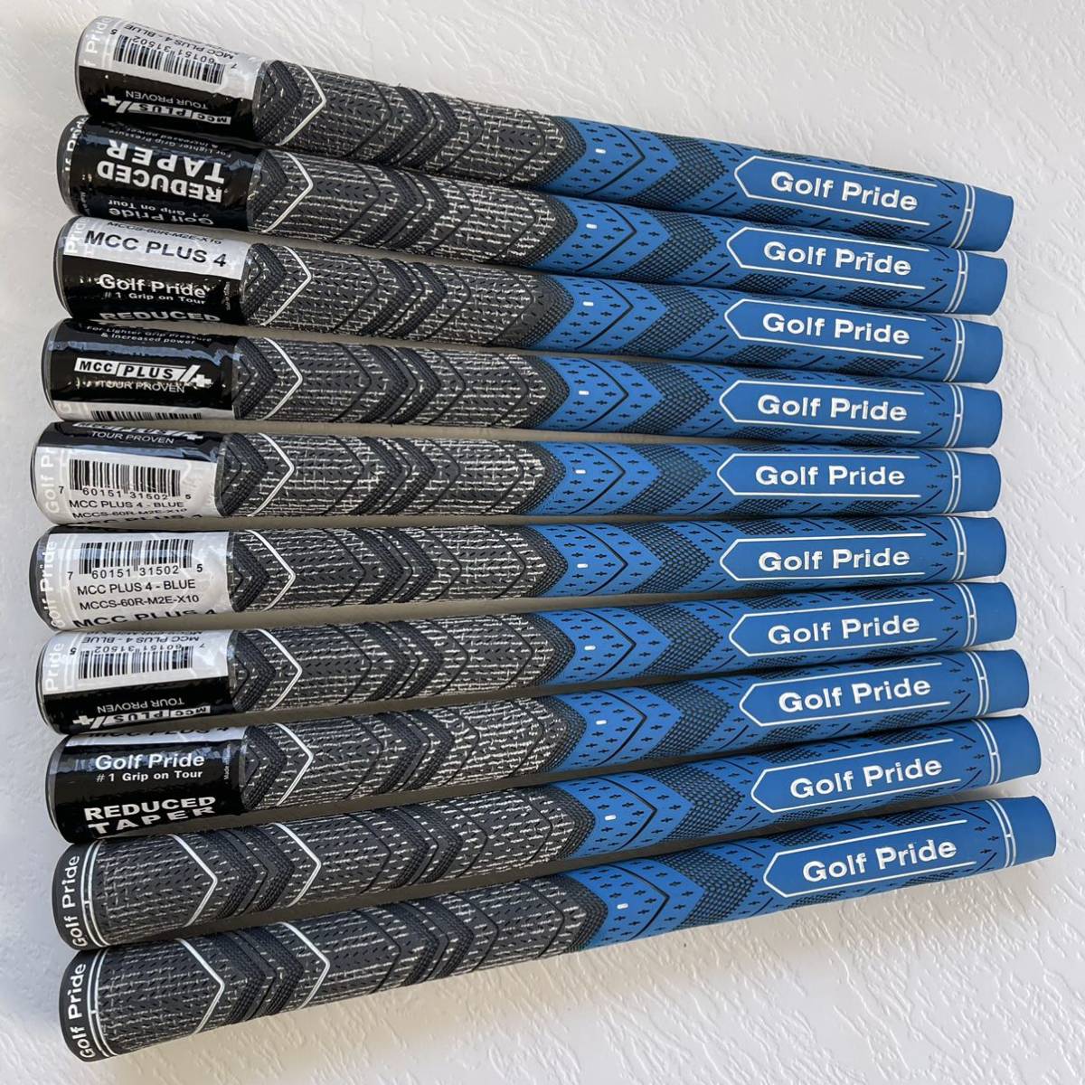 1円～【10本セット 】Golf Pride ゴルフプライド ゴルフグリップ　パター　ゴルフクラブ ゴルフドライバー ミッドサイズ　黒青