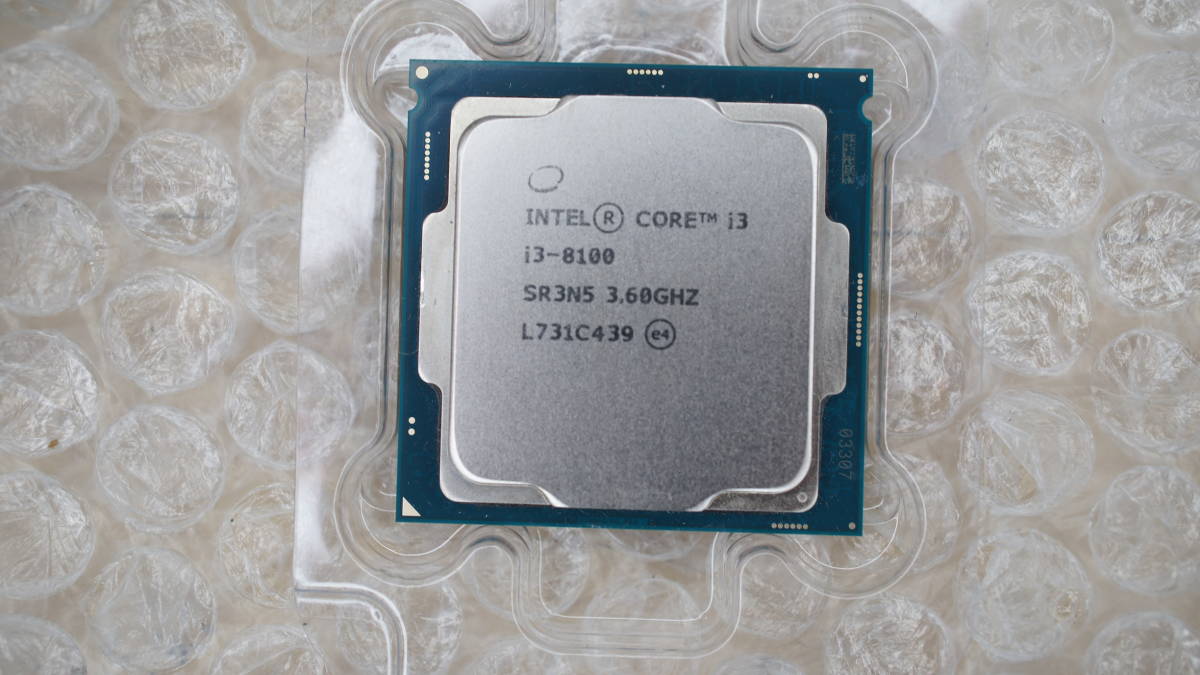 動作動画収録・LGA1151-3・4コア】インテル Intel Core i3-8100