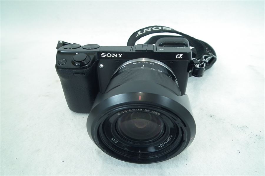 ☆ SONY ソニー NEX-7 ミラーレス一眼レフ 18-55mm 取扱説明書有り