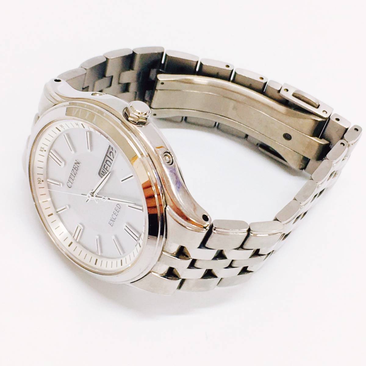 1円 可動品 CITIZEN EXCEED シチズン エクシード エコドライブ 電波 